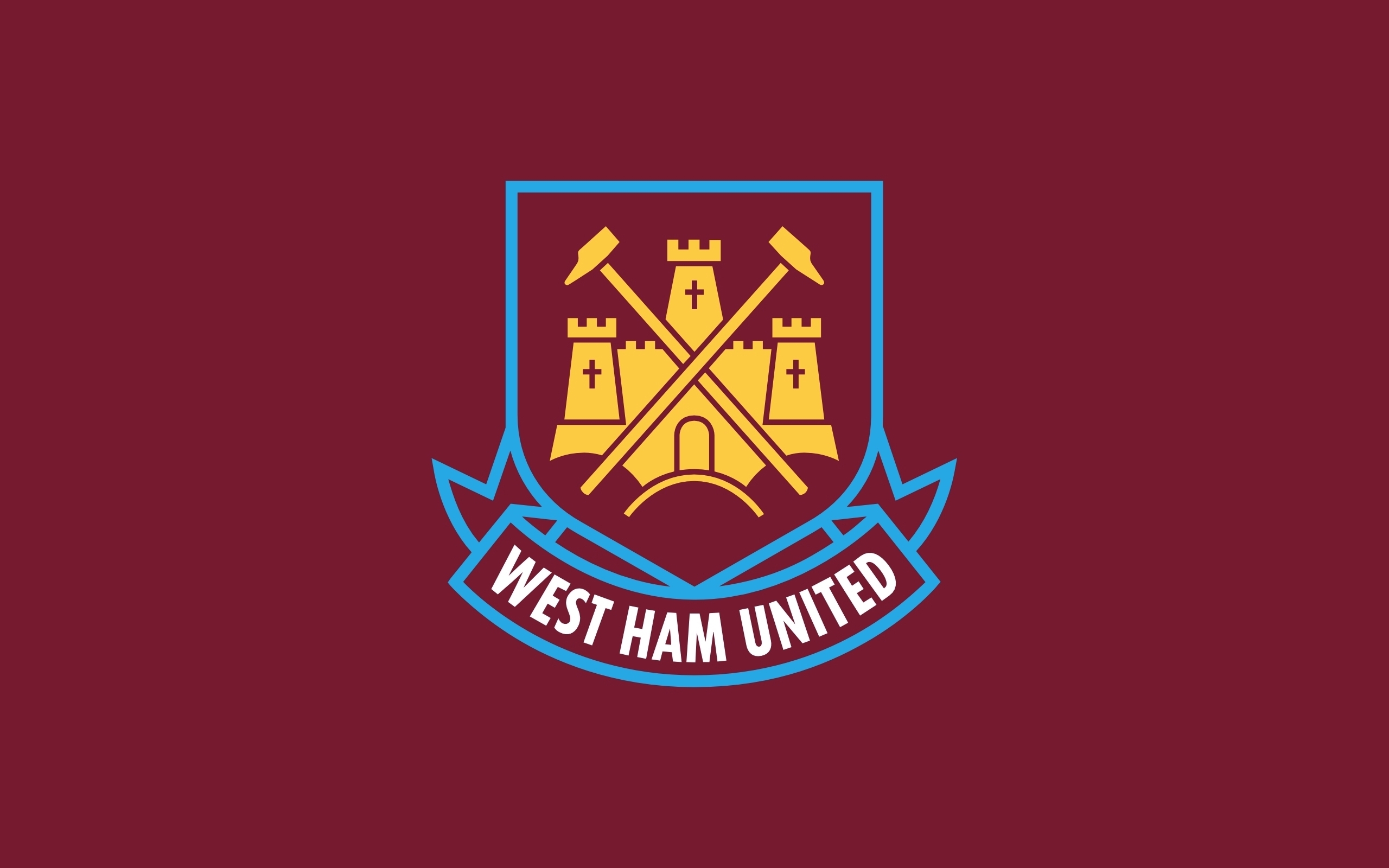 West Ham United Primary logo t shirt iron on transfers